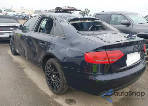 2009 Audi A4 2.0T Premium from USA, damaged, VIN WAULF78K69N026187